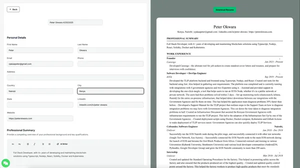 App screenshot